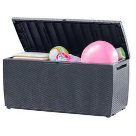 KETER Gartentruhe Capri 123 x 57 x 35,5 cm Dunkelgrau