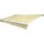 MCW Alu-Markise H790, Gelenkarmmarkise Sonnenschutz 4x3m Acryl Gelb/Weiß