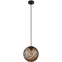 GLOBO Antik 1-flg. 25 cm rund Holz