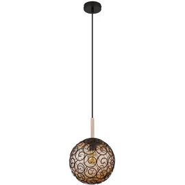 GLOBO Antik 1-flg. 25 cm rund Holz