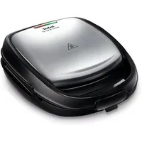 Tefal SW342D38 Crêpes-Maschine 2 Crepe(s), Edelstahl, Kontaktgrill, Silber, Schwarz