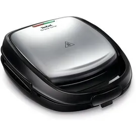 Tefal SW342D38 Crêpes-Maschine 2 Crepe(s), Edelstahl, Kontaktgrill, Silber, Schwarz