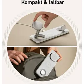 Anker MagGo Magnetic Wireless Ladegerät 15W 3-in-1 Pad weiß