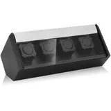 LUXWINDER Uhrenbeweger Carat für 4 Uhren Watch Winder for 4 Watches Black