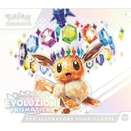 Pokémon Karmesin & Purpur Prismatische Entwicklungen Top-Trainer-Box