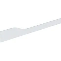 Geberit Bambini Dekorblende, Front für 4 WT-Arm., tieferes Becken re, weiß
