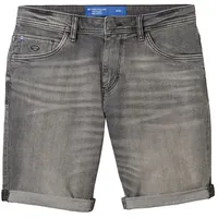 Tom Tailor Herren Josh Jeansshorts, grau, Uni, Gr. 32