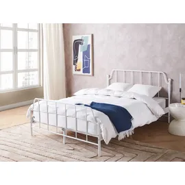 Beliani Mauressac 140 x 200 cm Weiß