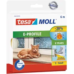 E-Profil Gummidichtung -  weiß