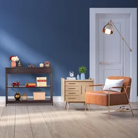 Relaxdays Konsolentisch mit Schublade 100 x 30 x 80 cm braun