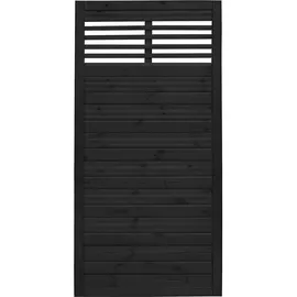 Andrewex Sichtschutzelement 90 x 180 cm Anthrazit Holz