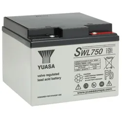 Yuasa SWL750 12V 25Ah Blei Akku Yuasa High Rate VRLA Battery Capacity at 20-hour Rate Ah: 25