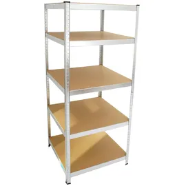 Trutzholm Schwerlastregal Stahl 180x75x75cm grau 875 kg 5 Böden