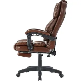 Trisens Schreibtischstuhl Bürostuhl Gamingstuhl Racing Chair Chefsessel mit Fußstütze