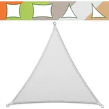 casa pura Wasserabweisendes Sonnensegel Weiß 5 x 5 x 5 m