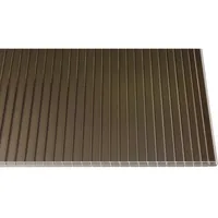 guttagliss Doppelstegplatten 16 mm Braun Bronze 980 x 2000