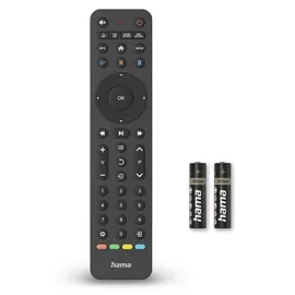 Hama Universal-Fernbedienung TV Infrarot für 8 Geräte,ernfähig App-Tasten