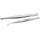 FMprofessional Servier-/Deko Pinzetten Set 2tlg 11,6 cm Stahl silber