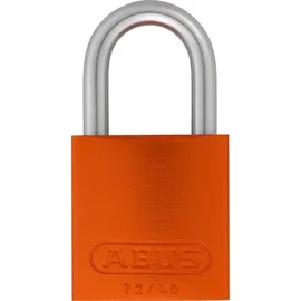 ABUS Vorhangschloss Aluminium 72LL/40 orange vs. 1 Schlüssel