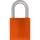 ABUS Vorhangschloss Aluminium 72LL/40 orange vs. 1 Schlüssel
