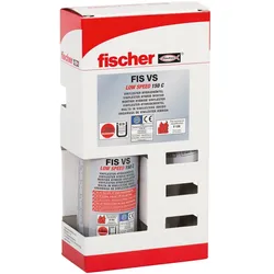 fischer 519548, Polymer-modifizierter Mörtel, Mauerziegel, Beton, -40 - 120 °C