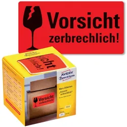 AVERY Zweckform Etikettenrolle 'Vorsicht zerbrechlich!'
