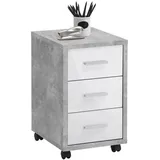 FMD Diego 2 Rollcontainer 35 x 53,6 x 59 grau