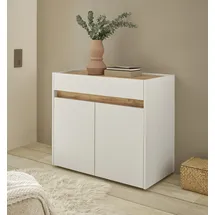 INOSIGN »GiRON/CiTY, Schrank in vier Farben, modernes Sideboard, Kommode« in zwei Farben erhältlich, 2 Türen, 1 Schubkasten, 80 cm breit