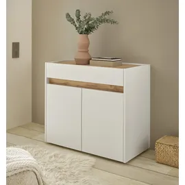INOSIGN »GiRON/CiTY, Schrank in vier Farben, modernes Sideboard, Kommode« in zwei Farben erhältlich, 2 Türen, 1 Schubkasten, 80 cm breit