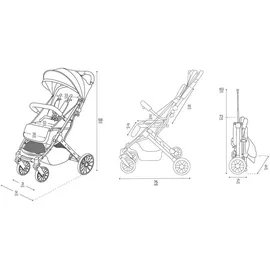 MOMI ESTELLE DAKAR Buggy in Grau/Grün - leicht, wendig, Offroad fähig - Grau,