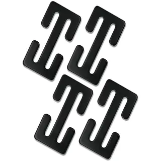 LATRAT 4 Stück Auto Sicherheitsgurt Einsteller Auto Aus Metall Metall Sicherheitsgurt Clip Einsteller