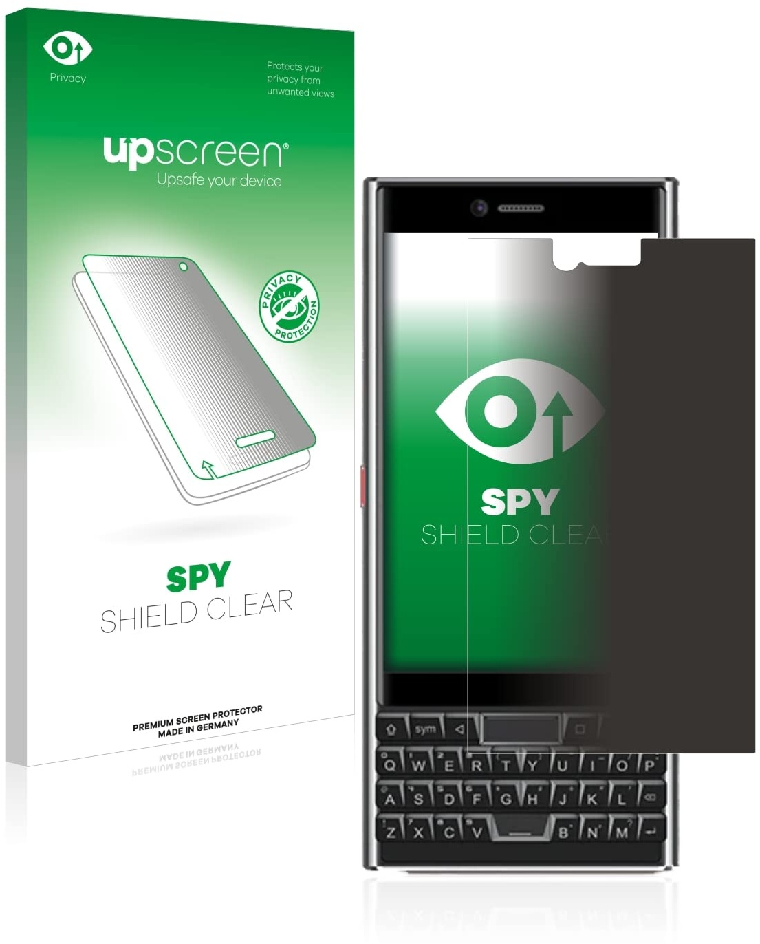 upscreen Anti-Spy Blickschutzfolie für Unihertz Titan Slim Privacy Screen Displayschutz-Folie [Sichtschutz, Blaulichtfilter]