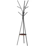 Homcom Garderobenständer, Kleiderständer mit 8 Haken, Garderobe Garderobenständer