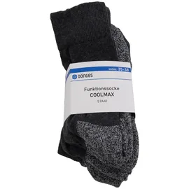 Dönges Funktionssocke Coolmax, grau, Größe 35-38