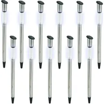 EAXUS 12er Set Solar LED Lampe Edelstahl 70cm Solarleuchte Garten Leuchte Solarlampe Gartenleuchte Gartenlampe Wegleuchte Mit Erdspieß