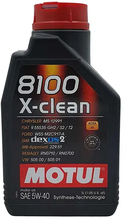 motul 8100 x-clean 5w-40