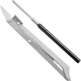 Tectake Automatischer-Fensteröffner, silber Metall, 4.5x5x32 cm, Gartenzubehör, Gewächshäuser
