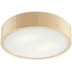 Licht-Erlebnisse Deckenleuchte Holz Braun rund Wohnzimmer