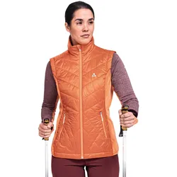 Schöffel Hybrid-Weste Hybrid Stams Vest (strapazierfähig, atmungsaktiv) orange Damen