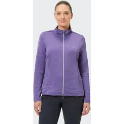Trainingsjacke JOY SPORTSWEAR "SPORTJACKE PEGGY", Damen, Gr. 42, cadmium violet meliert, Obermaterial: 100% Polyester, sportlich, Jacken