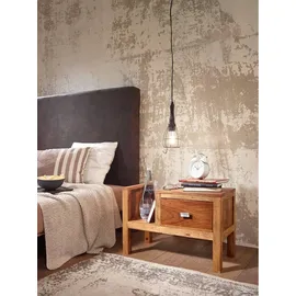 Wohnling Nachtschrank 60 x 30 x 40 cm Braun