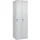 Californian Products CP Spind Classic PLUS, 2 Abteile, 1850x600x500mm, 7035/7035 Verschluss Sicherheits-Drehriegel 3 Garderobenhaken