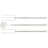 Städter Gabelset, Edelstahl, Silber, 21,5 cm