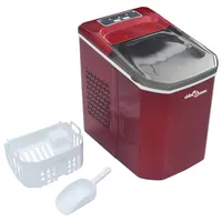 VidaXL Eiswürfelbereiter Rot 1,4 L 15 kg / 24
