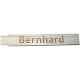 Heka Zollstock Bernhard 2 m, weiß