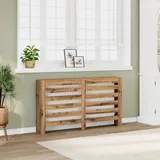 vidaXL Heizkörperverkleidung Artisan-Eiche 149x20x82 cm Holzwerkstoff