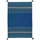 Pergamon Natur Teppich Kelim Navarro Blau, 200x300cm