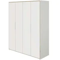 Paidi Kinderkleiderschrank Lieven 166 x 204 cm Eiche weiß