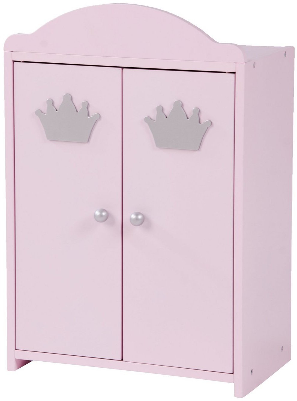 roba® Puppenkleiderschrank Prinzessin Sophie, 2-türig, rosa, inkl. Kleiderstange & Boden rosa