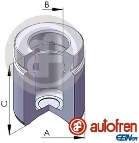 AUTOFREN SEINSA Kolben, Bremssattel d025575 Vorderachse für VAG